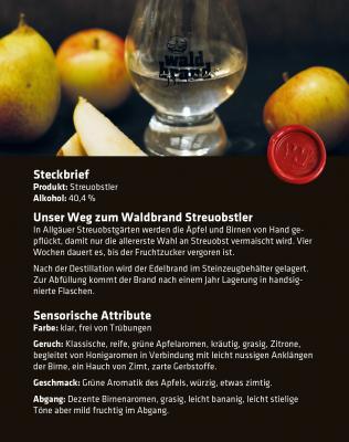 Waldbrand "Streuobstler" 40,0 % vol.