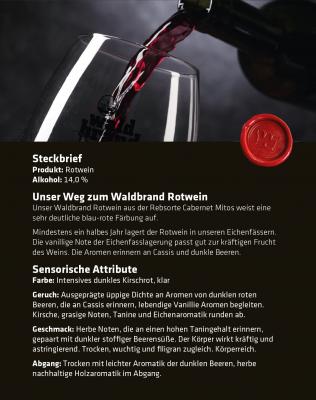 Waldbrand Rotwein