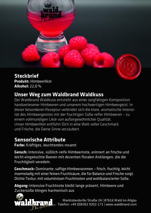 Waldbrand "Waldkuss" 22,0 % vol